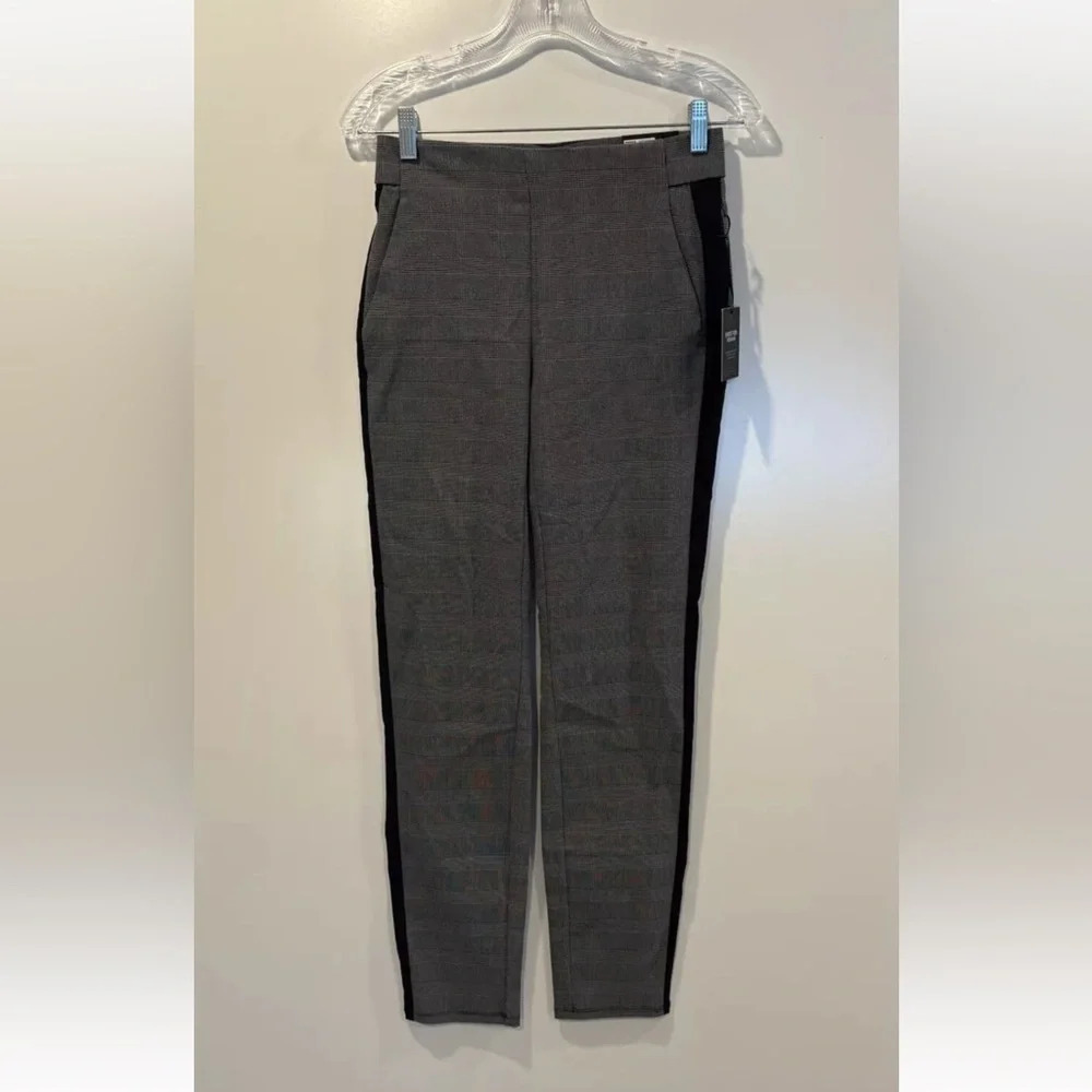 NWT Simply Vera Vera Wang The Polished Twill Pants Plaid Women’s Size‎ XS (362)